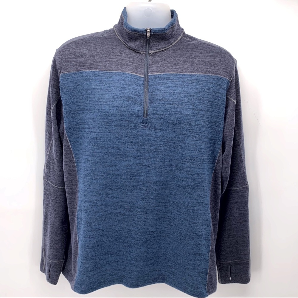 Kuhl Men’s 1/4 Zip Pullover Sweater W/ Thumb Holes